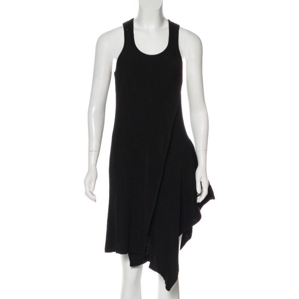 Stella McCartney asymmetrical rib knit dress